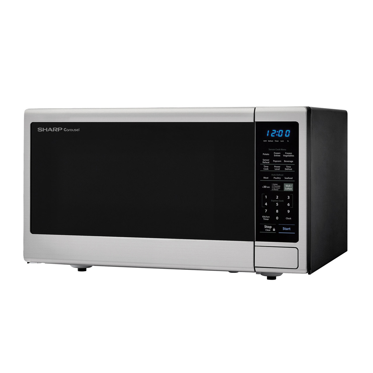 1.8 cu. ft. 1100W Countertop Microwave Oven with Black Mirror Door SMC1843CM