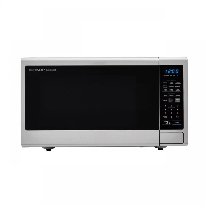 Sharp 1.8 cu. ft. 1100W Countertop Microwave Oven with Black Mirror Door Stainless Steel SMC1843CM Picture 1