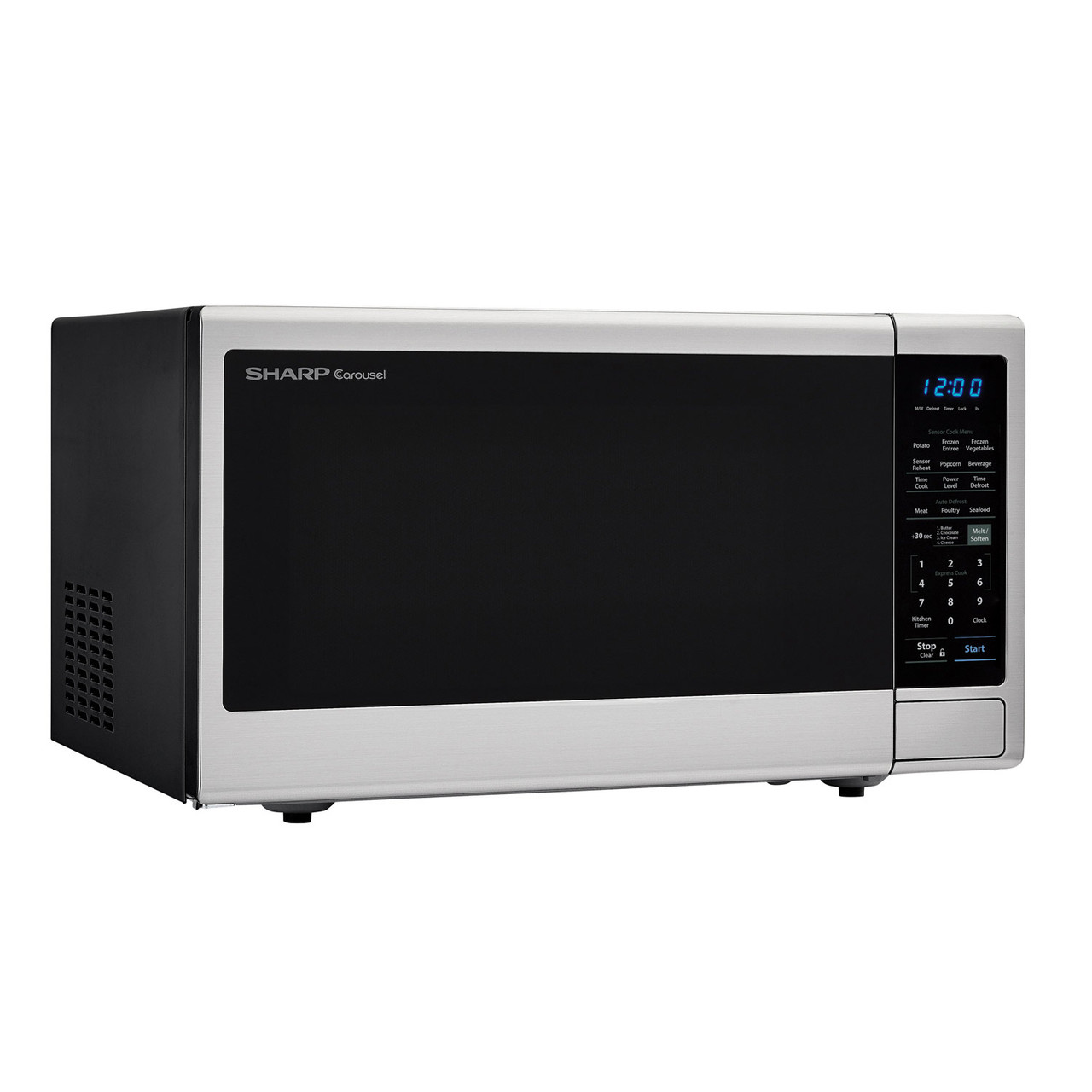 1.8 cu. ft. 1100W Countertop Microwave Oven with Black Mirror Door SMC1843CM