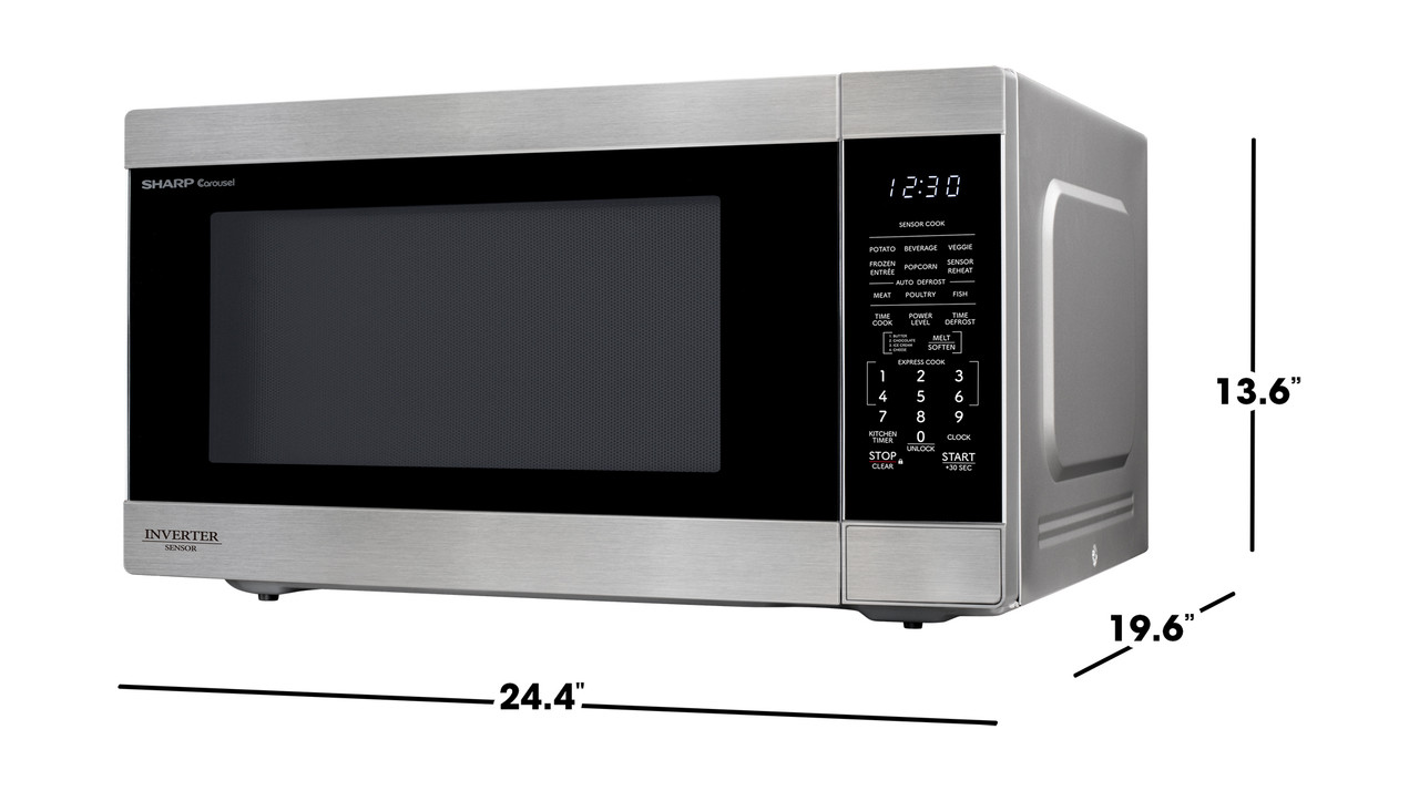 2.2 Cu. Ft. 1200w Stainless Steel Countertop Microwave Oven With Inverter Technology SMC2266KS