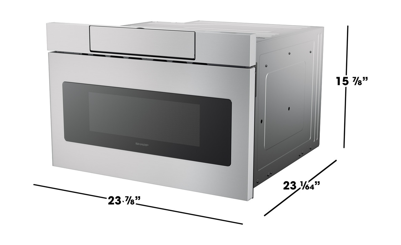 24 In. 1.2 Cu. Ft. 950w Stainless Steel Microwave Drawer Oven SMD2470ASY