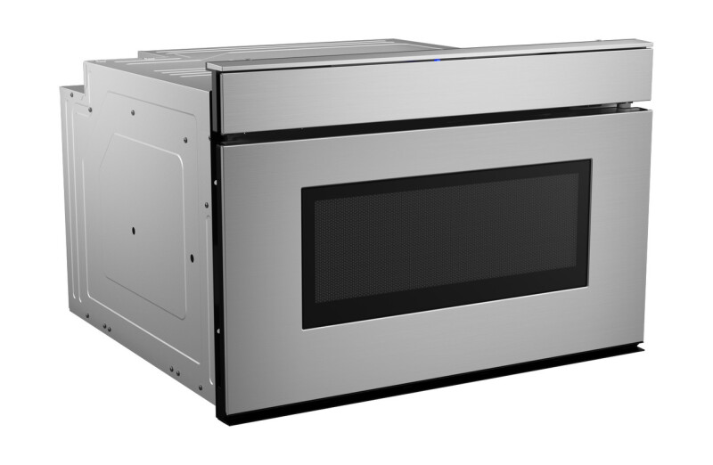 24 In. 1.2 Cu. Ft. 950w Stainless Steel Smart Easy Wave Open Microwave Drawer Oven SMD2479JS