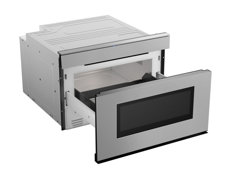 24 In. 1.2 Cu. Ft. 950w Stainless Steel Smart Easy Wave Open Microwave Drawer Oven SMD2479JS