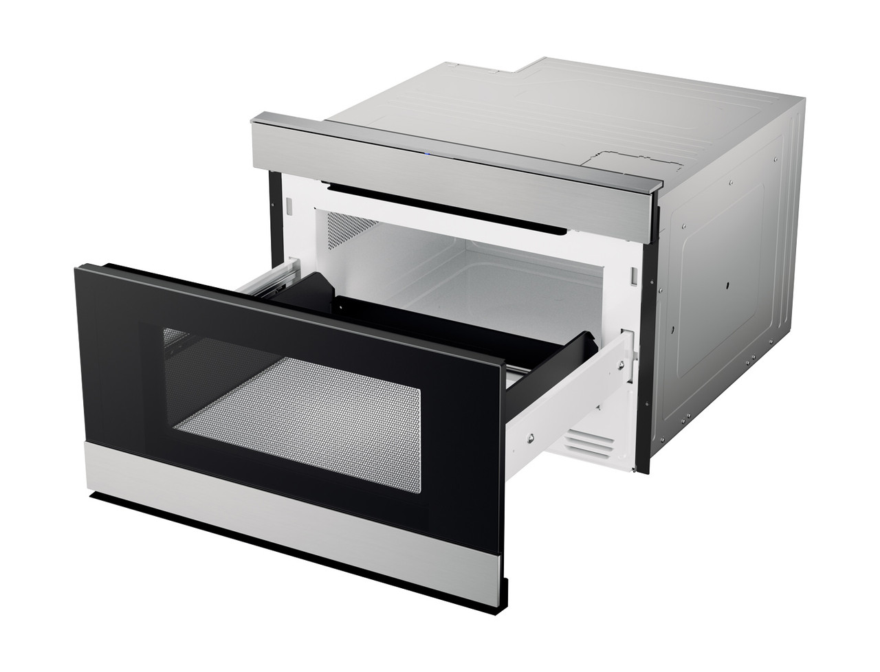 24 In. 1.2 Cu. Ft. 950w Stainless Steel Smart Easy Wave Open Microwave Drawer Oven SMD2489ES