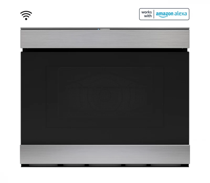Sharp 24 in. Built-In Smart Convection Microwave Drawer Oven Stainless Steel or Custom Panel Ready SMD2499FS Picture 1