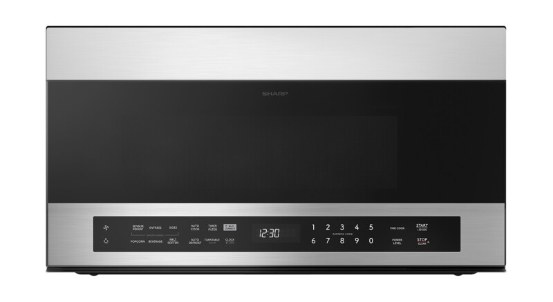 Sharp 1.7 cu. ft. Smart Over-the-Range Microwave Oven Stainless Steel SMO1759JS Picture 1
