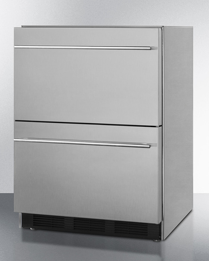 24" Wide 2-Drawer All-Refrigerator SP6DBS2D7