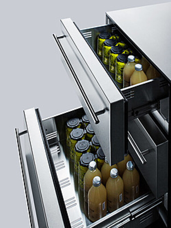 24" Wide 3-Drawer All-Refrigerator SP6DBSSTB7THIN
