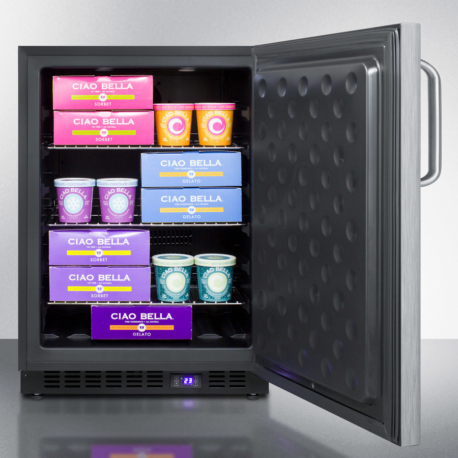 24" Wide Outdoor All-Freezer SPFF51OSCSSTB