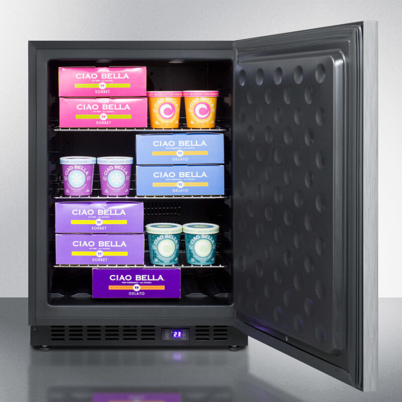 24" Wide Outdoor All-Freezer SPFF51OSSSHH
