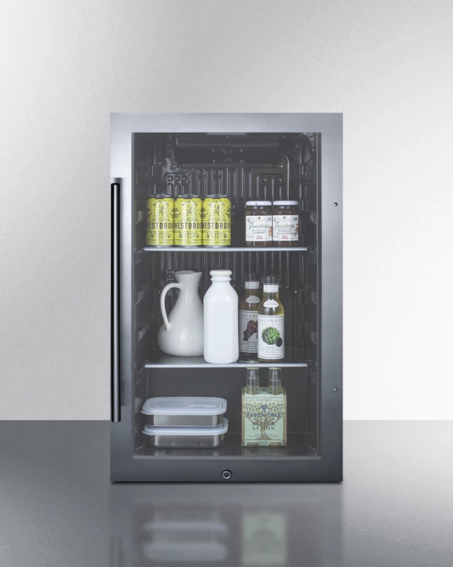 Shallow Depth Indoor/Outdoor Beverage Cooler SPR488BOS