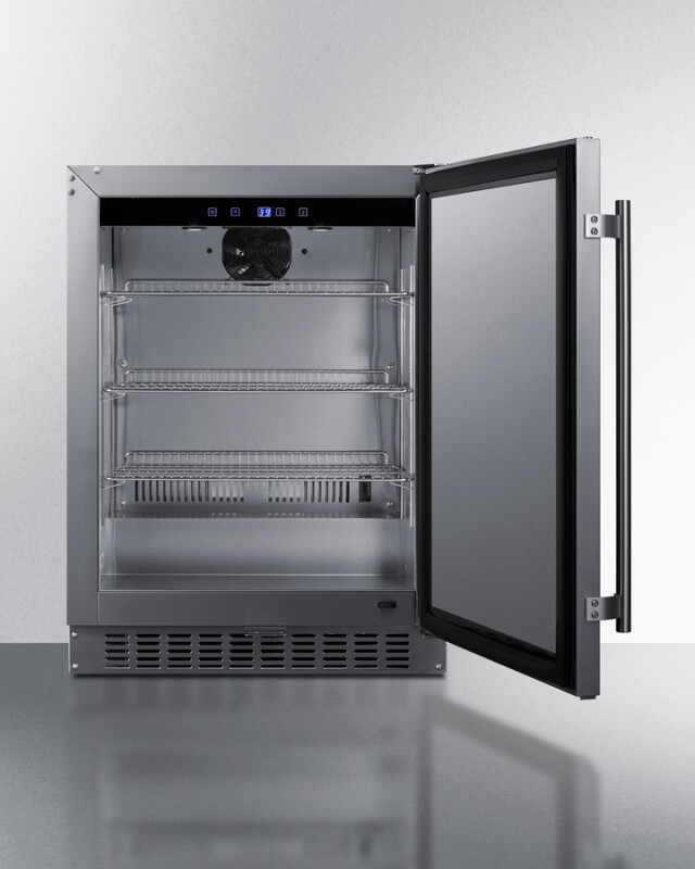 24" Wide Outdoor All-Refrigerator, ADA Compliant SPR618OSADA