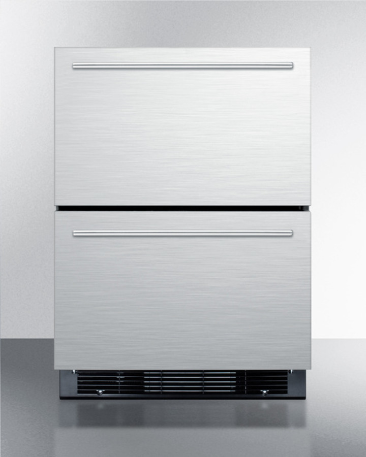 24" Wide 2-Drawer Refrigerator-Freezer With Icemaker SPRF2D5IM