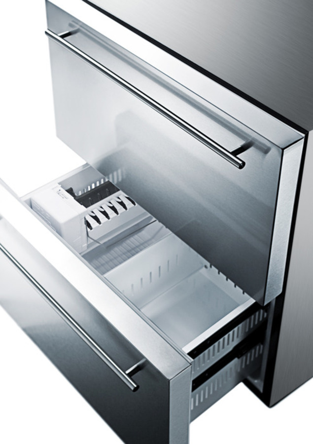24" Wide 2-Drawer Refrigerator-Freezer With Icemaker SPRF2D5IM
