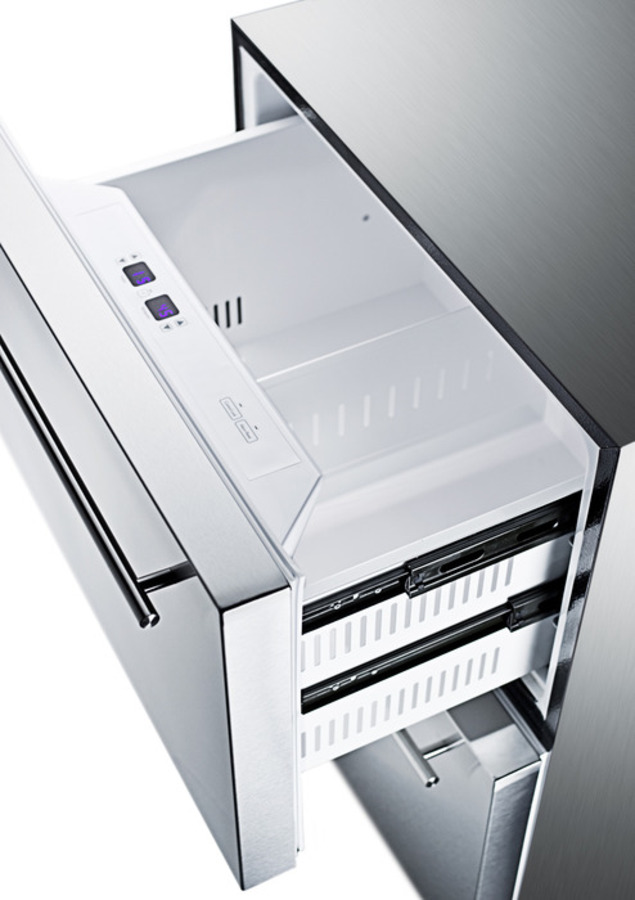 24" Wide 2-Drawer Refrigerator-Freezer With Icemaker SPRF2D5IM