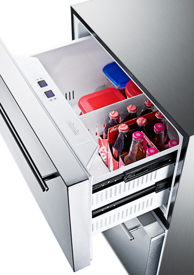 24" Wide 2-Drawer Refrigerator-Freezer With Icemaker SPRF2D5IM