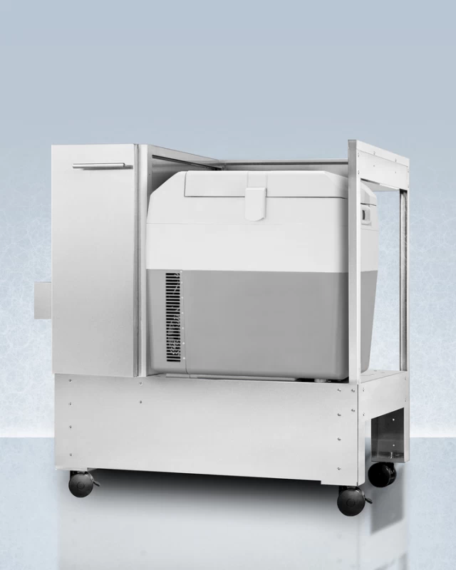 Cart with Portable Refrigerator/Freezer SPRF36CART