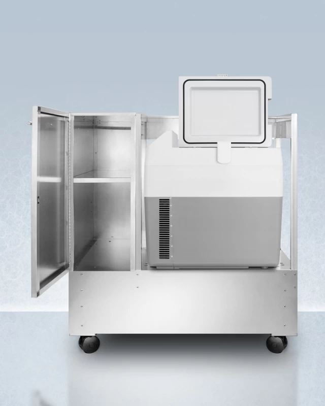 Cart with Portable Refrigerator/Freezer SPRF36CART