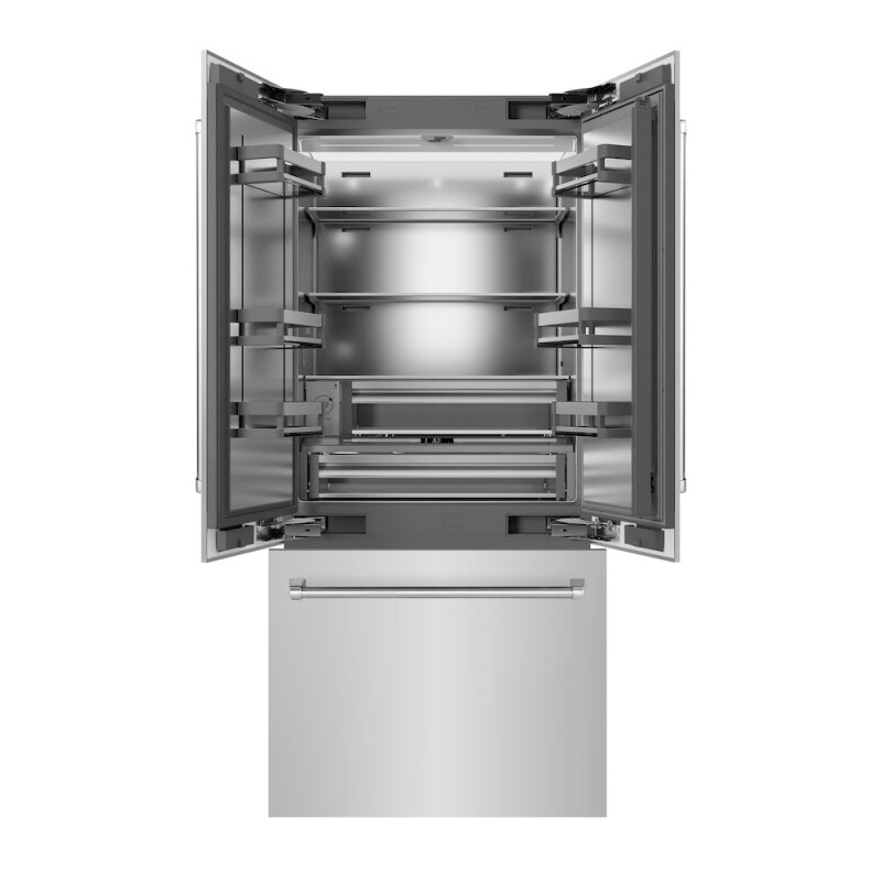 36 in. 19.6 cu. ft. French Door Built-In Bottom Freezer Refrigerator with Water Dispenser and Ice Maker SRBIV30436