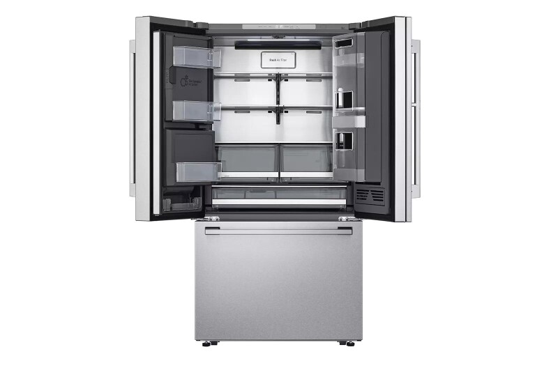 24 cu. ft. Large Capacity Counter-Depth Refrigerator with Smart InstaView® Door-in-Door® SRFVC2416S