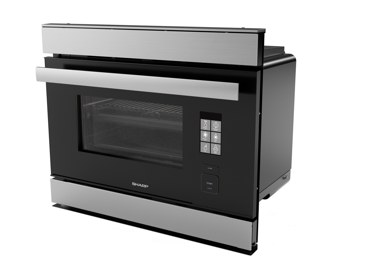 Sharp SuperSteam+ Smart Superheated Steam and Convection Built-In Wall Oven SSC2489DS