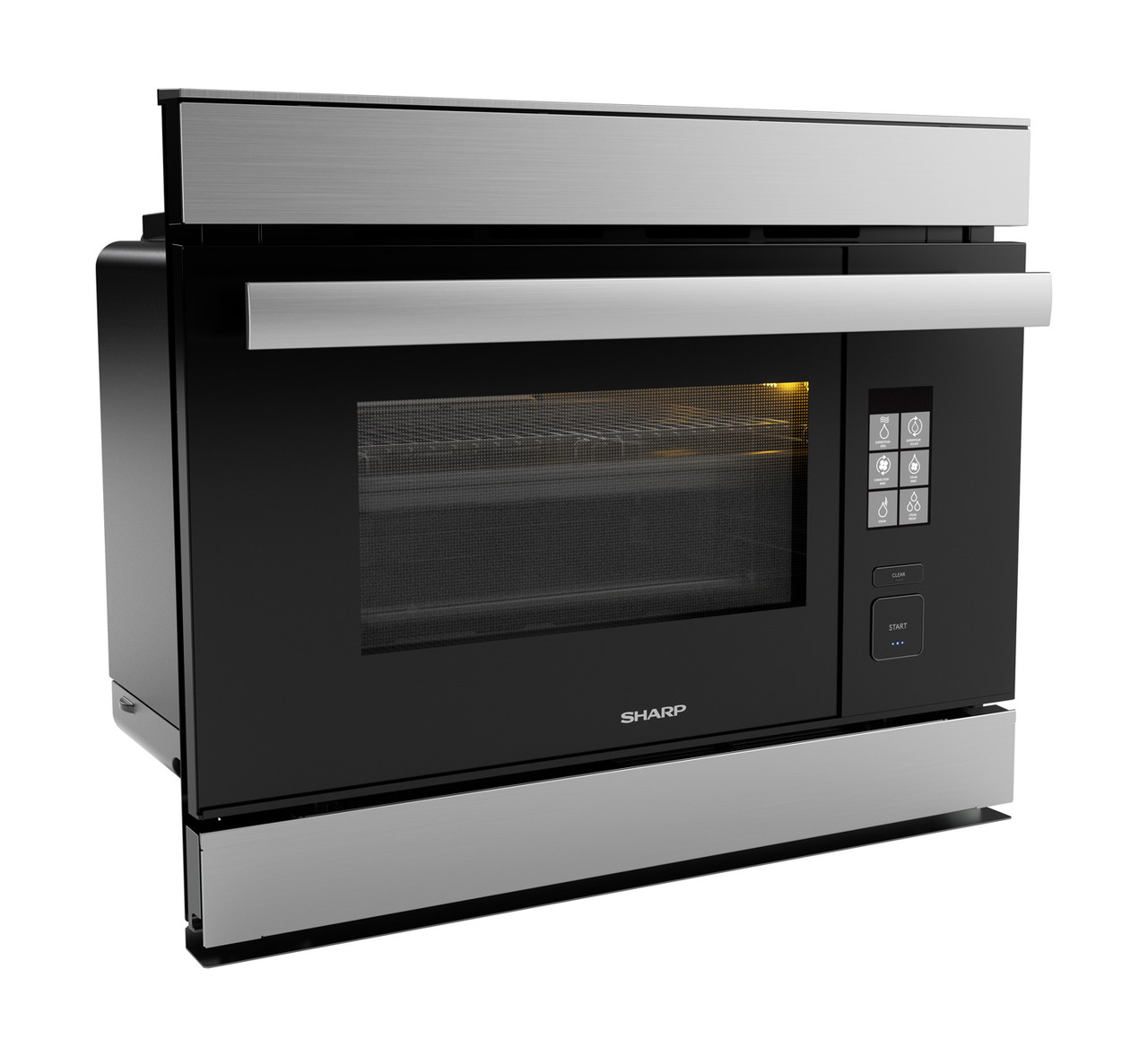 Sharp SuperSteam+ Smart Superheated Steam and Convection Built-In Wall Oven SSC2489DS