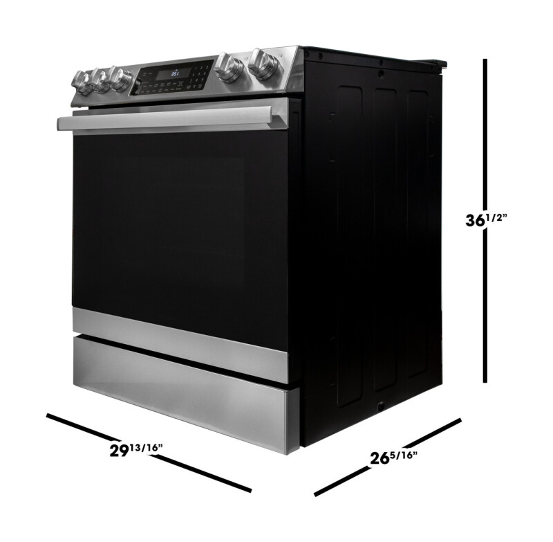 30 In. Electric Convection Slide-in Range With Air Fry SSR3065JS