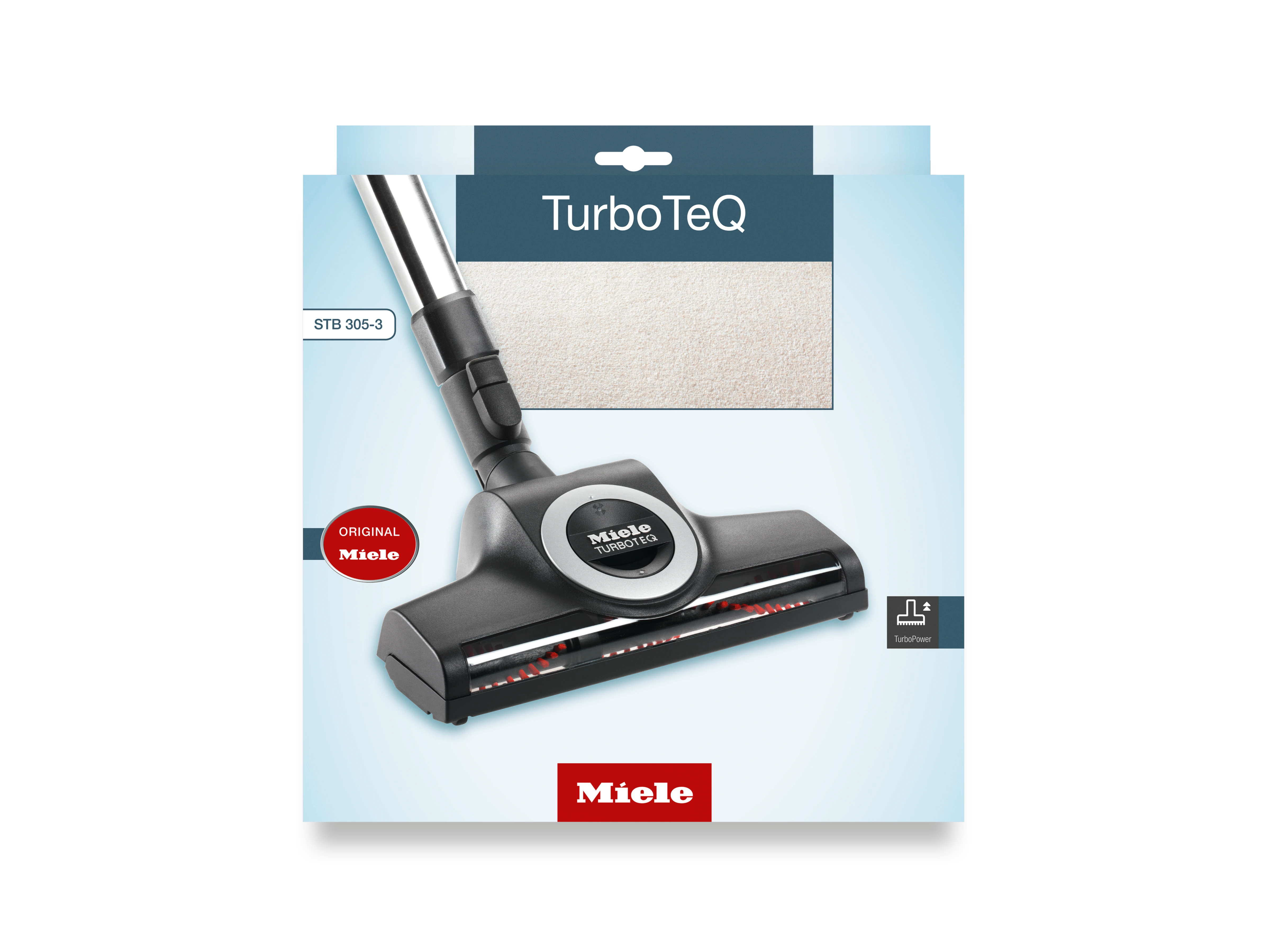 TurboTeQ For quick removal of hair and threads, even from delicate rugs and carpets. STB3053