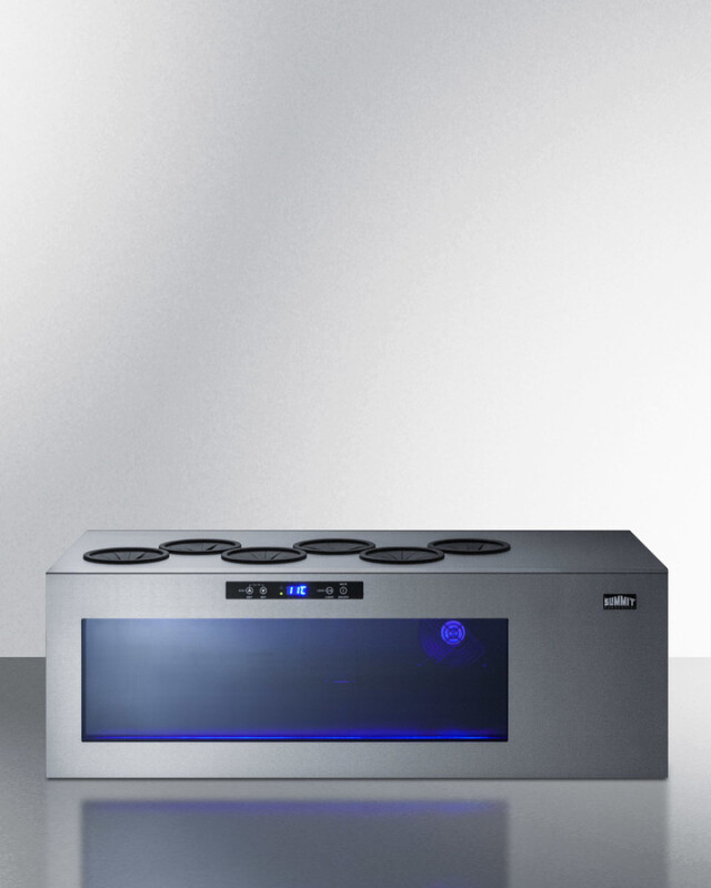 Summit 6 Bottle Wine Cooler Stainless Steel STC6 Picture 1