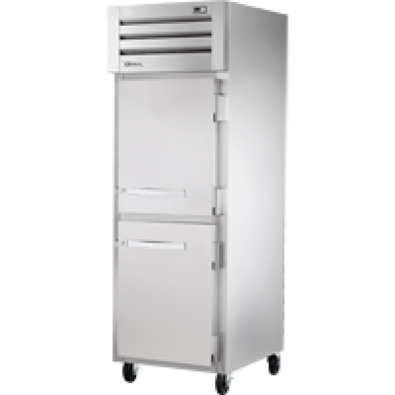 Refrigerador Vertical Tradicional con Medias Puertas Sólidas Batientes y Refrigerante de Hidrocarburo STR1R2HSHC