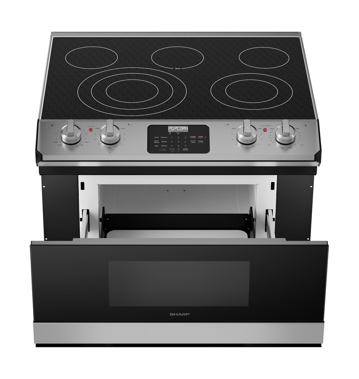 Smart Radiant Rangetop With Microwave Drawer Oven STR3065HS