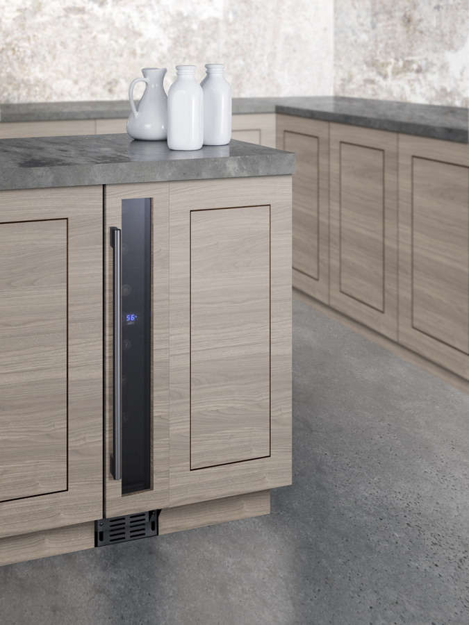 6" Wide Built-In Wine Cellar (Panel Not Included) SWC007H34PNR