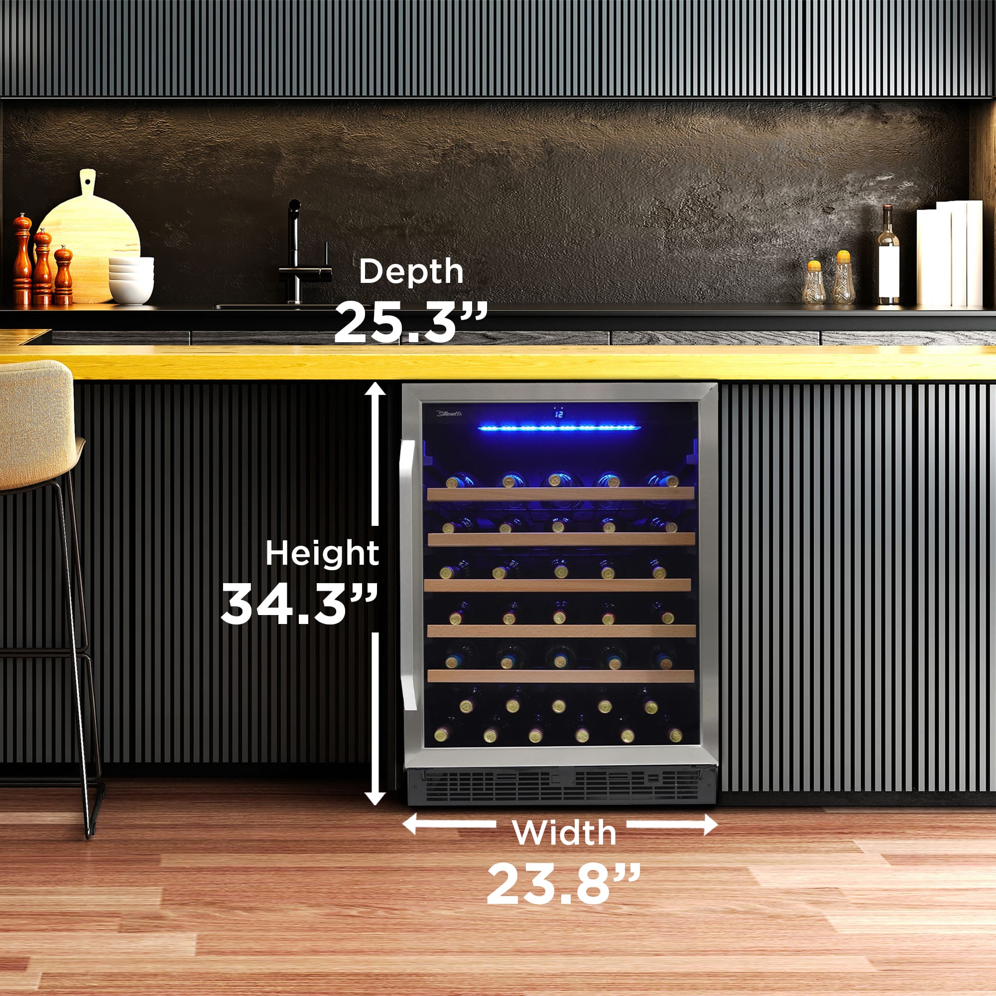 24″ Built-in Wine Cellar SWC057D1BSS