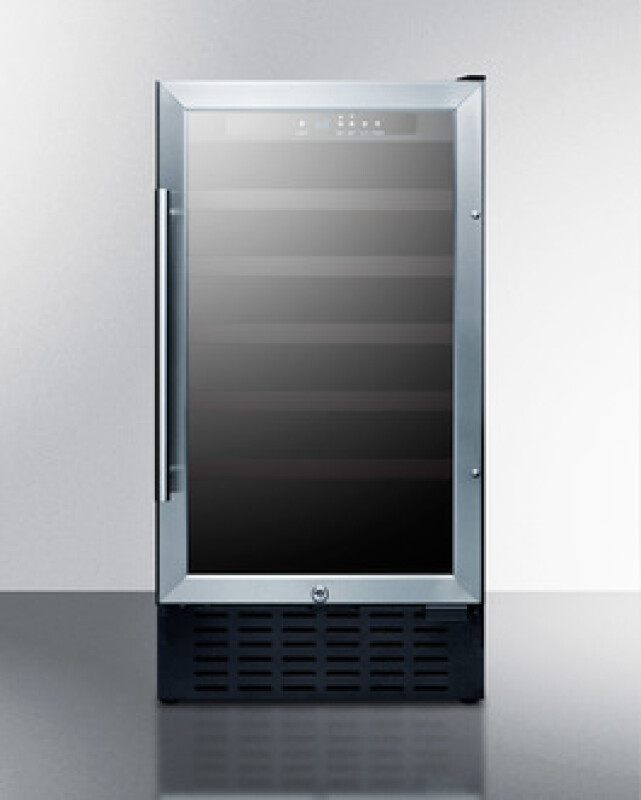 Summit 18" Wide Built-In Wine Cellar, ADA Compliant Glass SWC1840BADA Picture 1