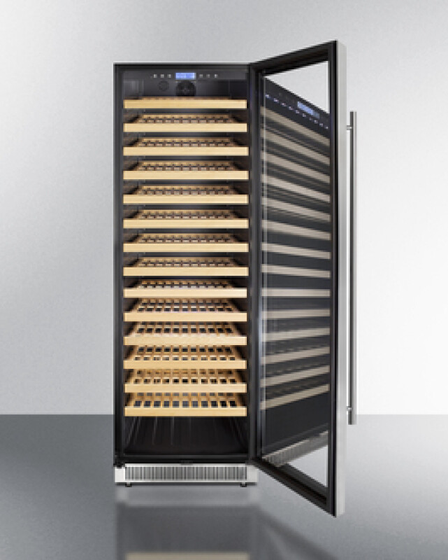 24" Wide Single Zone Wine Cellar SWC1926BCSS
