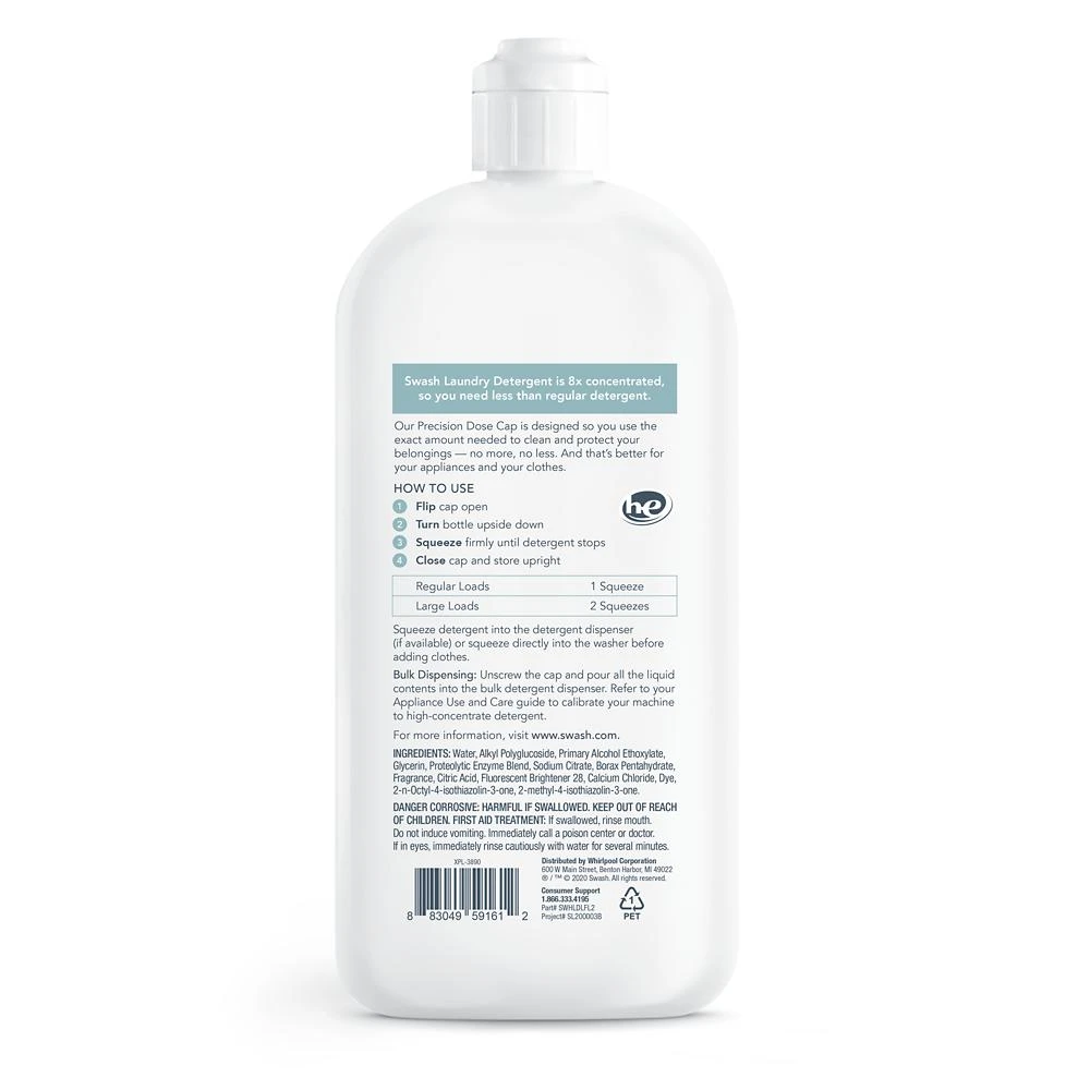 Swash® Smells Like Clean Laundry HE Ultra-Concentrated Liquid Laundry Detergent SWHLDLFL2