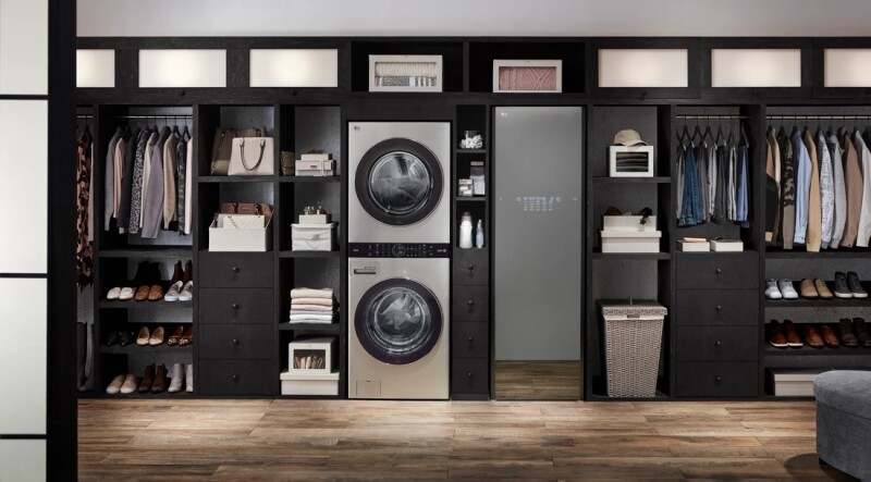 LG STUDIO WashTower™ Smart Front Load 5.0 cu. ft. Washer and 7.4 cu. ft. Electric Dryer with Center Control® SWWE50N3