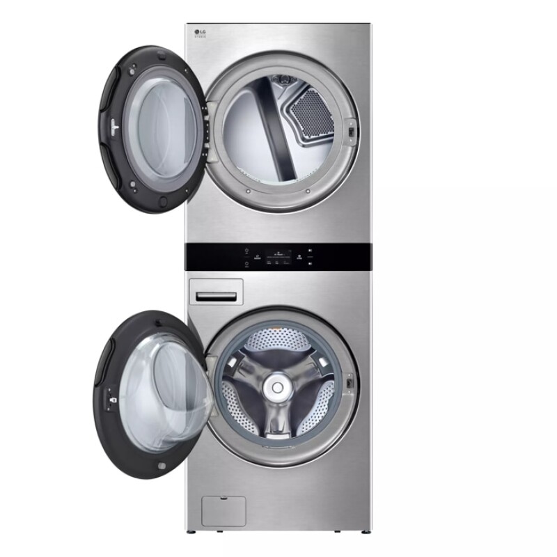 LG STUDIO WashTower™ Smart Front Load 5.0 cu. ft. Washer and 7.4 cu. ft. Electric Dryer with Center Control® SWWE50N3