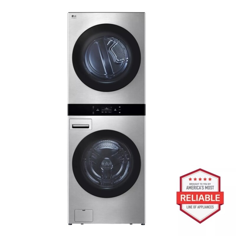 LG STUDIO WashTower™ Smart Front Load 5.0 cu. ft. Washer and 7.4 cu. ft. Electric Dryer with Center Control® SWWE50N3