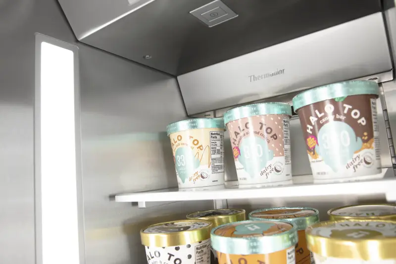 Built-in Freezer Column 18"  External Ice & Water Dispenser  Left Hinge T18ID905LP