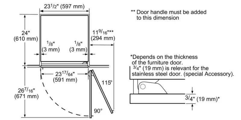 Built-in Refrigerator Column Built-in Refrigerator Column T23IR905SP