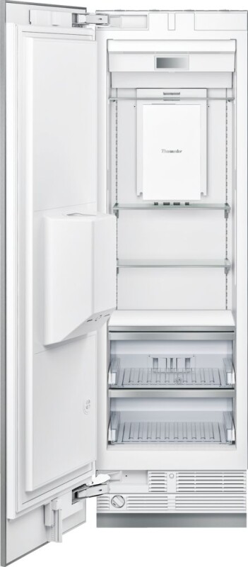 Thermador 24-Inch Built-in Panel Ready Freezer Column with Ice & Water Dispenser, Left Side Door Swing. Panel Ready T24ID900LP Picture 1