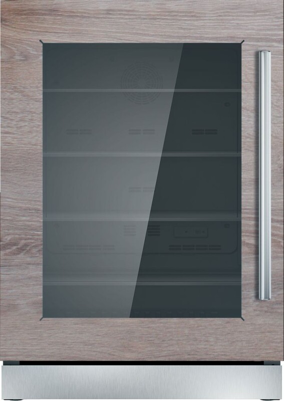 24-Inch Under-Counter Glass Door Refrigerator T24UR900LP