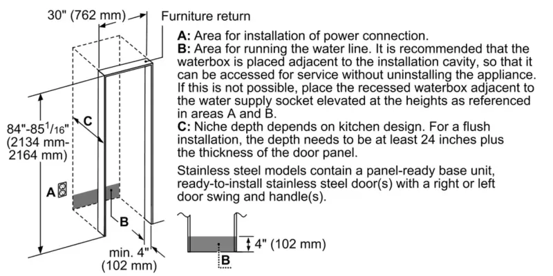 Built-in Freezer Column 30" T30IF905SP