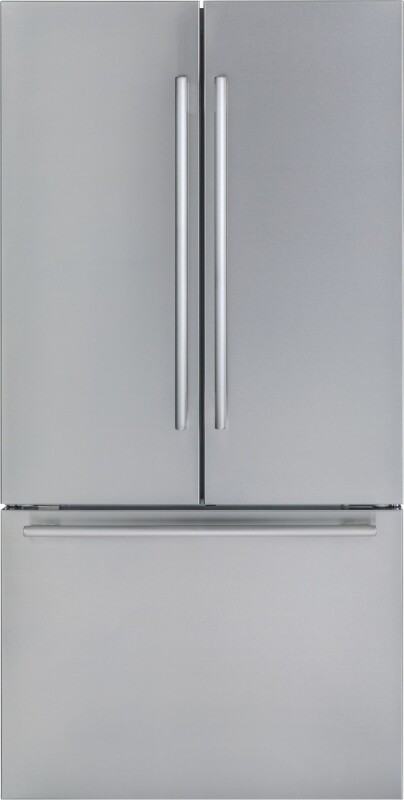 Freedom Freestanding French Door Bottom Mount Refrigerator 36" Masterpiece® T36FT810NS