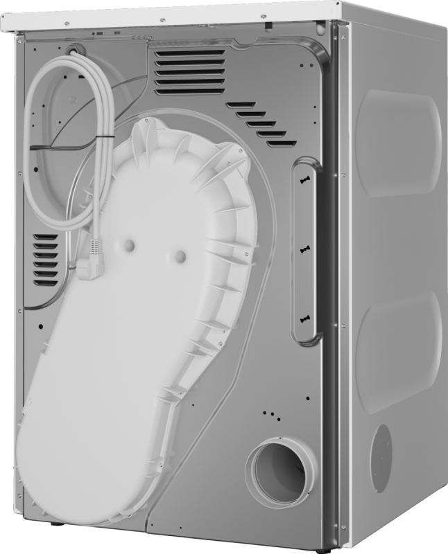 23 7/16" Front Load Dryer in White T411VDW