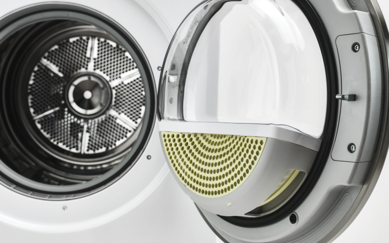 23 7/16" Front Load Dryer in White T411VDW