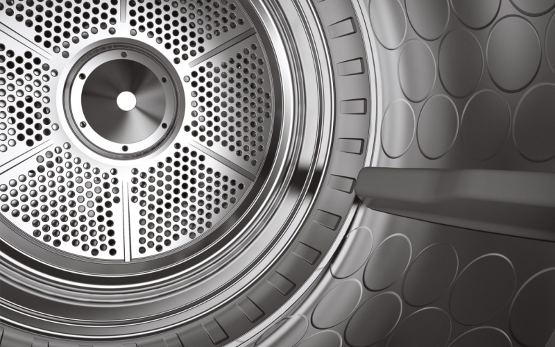 23 7/16" Front Load Dryer in White T411VDW