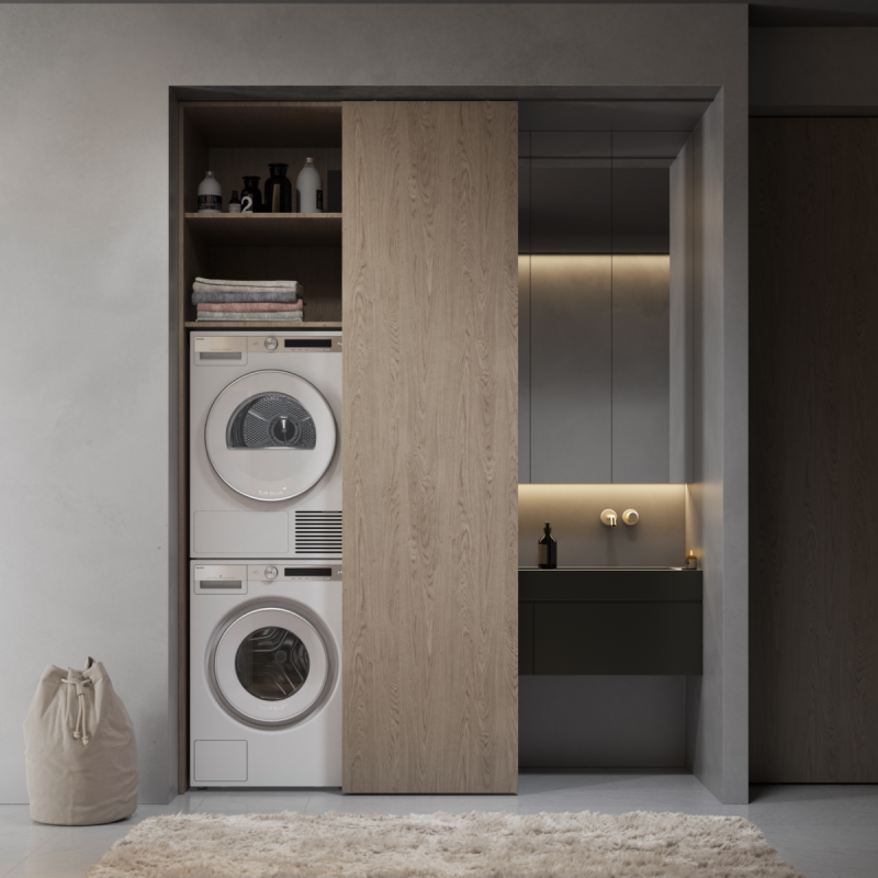 23 7/16" Front Load Dryer in White T411VDW