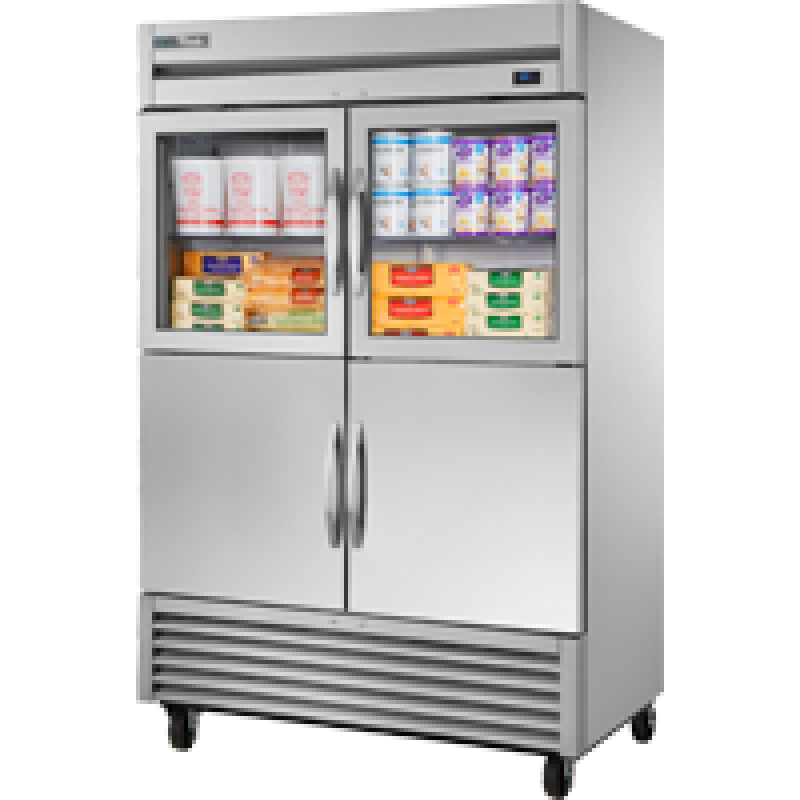 Reach-In Combination Half Swing Door Refrigerator with Hydrocarbon Refrigerant~Framed Glass Door Version 01 T492G2HCFGD01